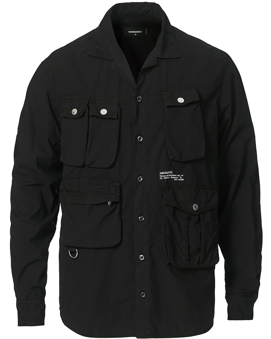 Heren | Overhemden | Dsquared2 | Tactical Drop Shirt Black