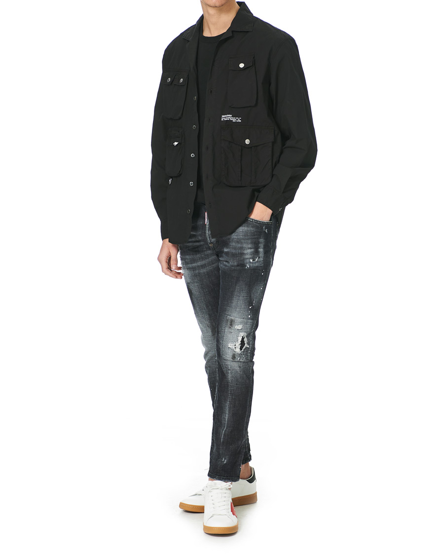 Heren | Overhemden | Dsquared2 | Tactical Drop Shirt Black