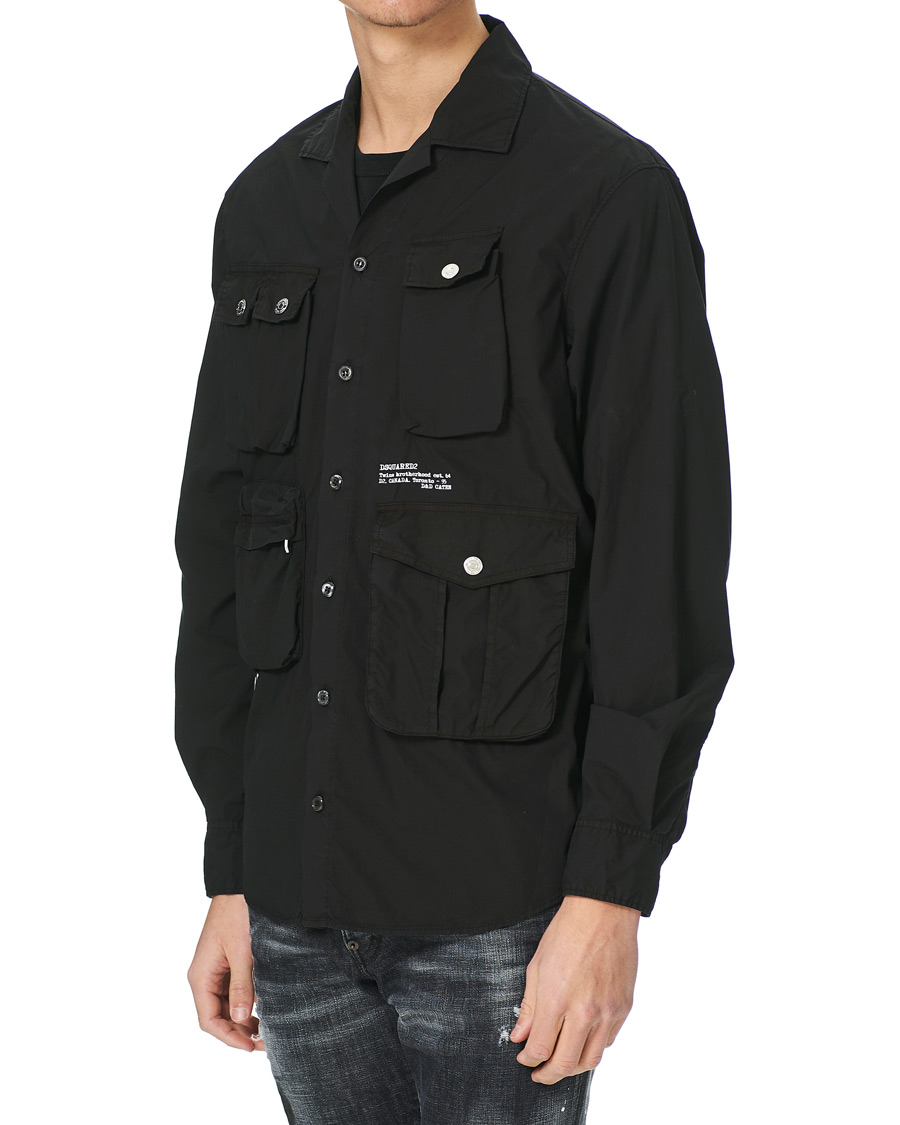 Heren | Overhemden | Dsquared2 | Tactical Drop Shirt Black
