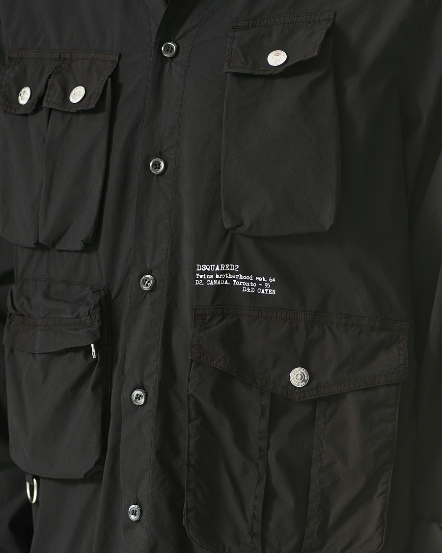 Heren | Overhemden | Dsquared2 | Tactical Drop Shirt Black