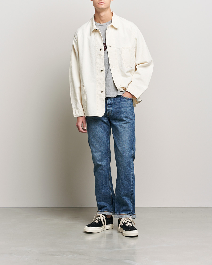 Heren | Jeans | orSlow | Straight Fit 105 Selvedge Jeans 2 Year Wash