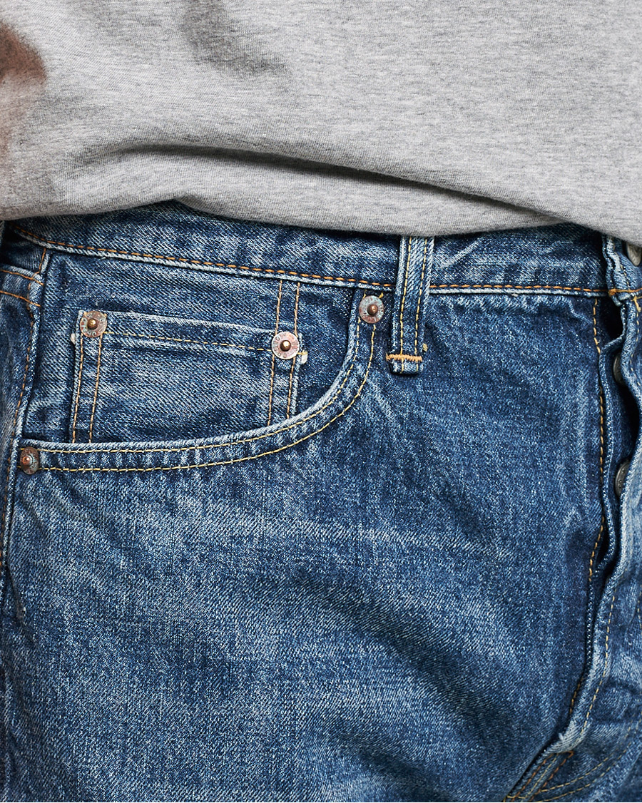 Heren | Jeans | orSlow | Straight Fit 105 Selvedge Jeans 2 Year Wash