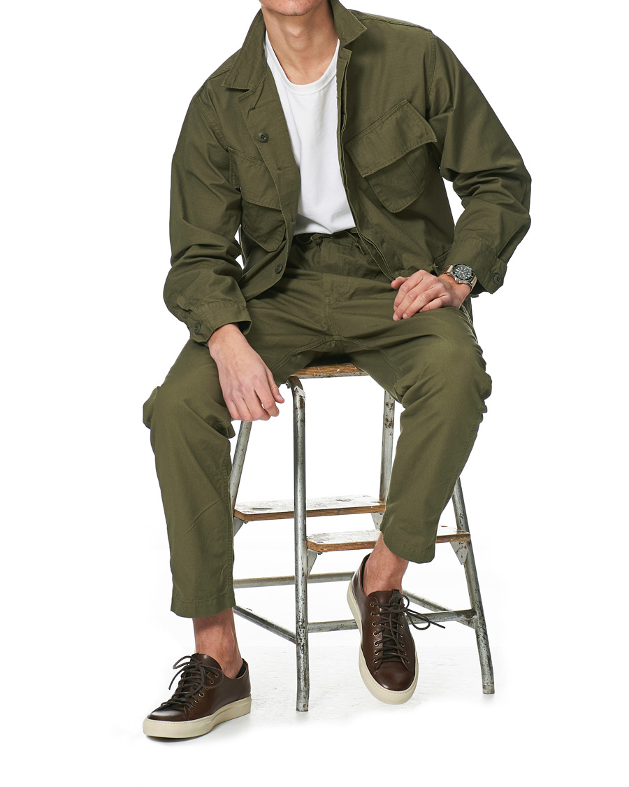 Heren | Broeken | orSlow | New Yorker Pants Dark Military