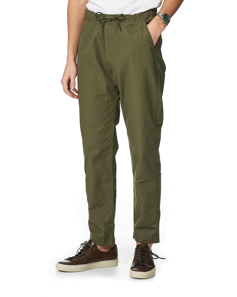 Heren | Broeken | orSlow | New Yorker Pants Dark Military