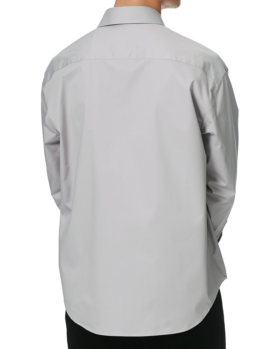 Heren | Overhemden | Giorgio Armani | Cotton Overshirt Light Grey