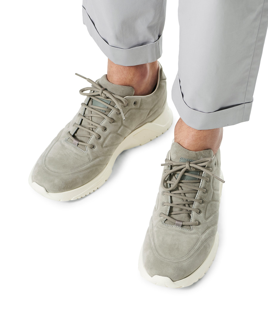 Heren | Giorgio Armani Hydro Running Sneaker Grey | Giorgio Armani | Hydro Running Sneaker Grey