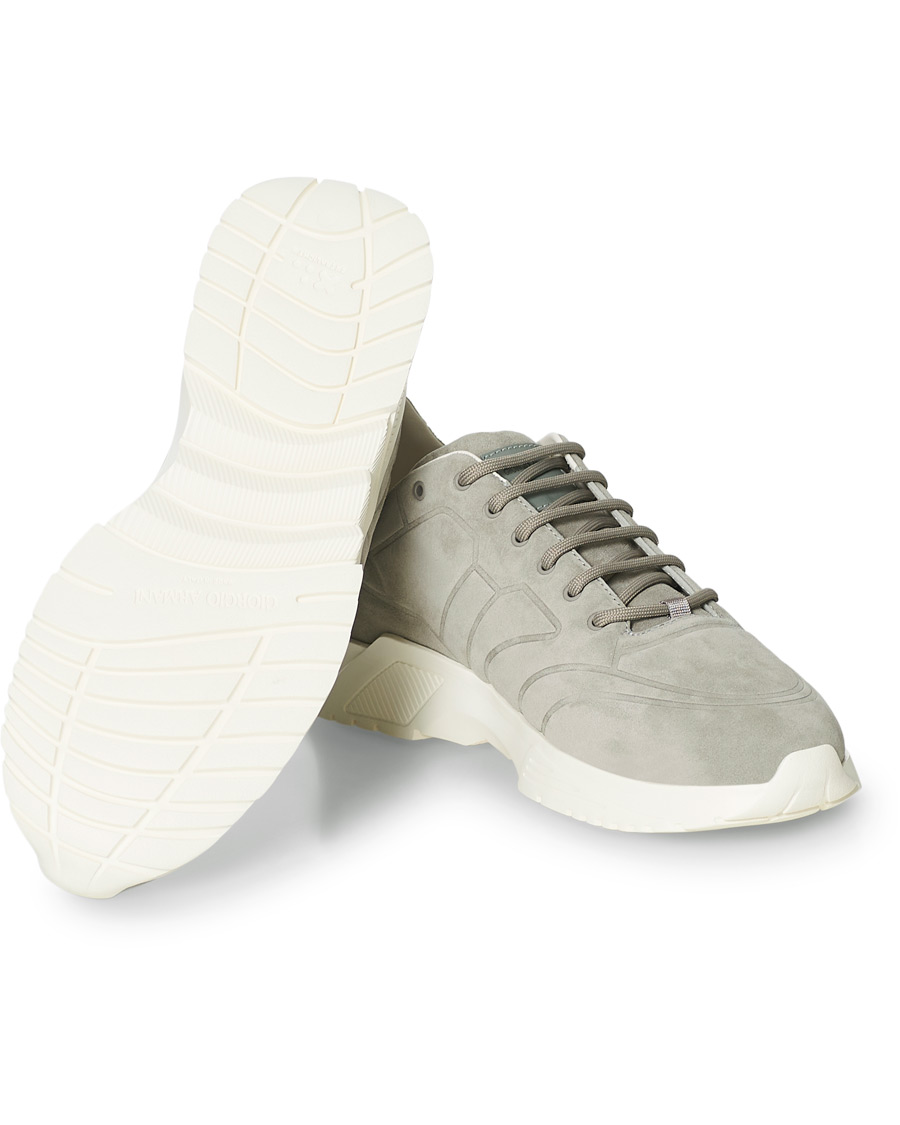 Heren | Giorgio Armani Hydro Running Sneaker Grey | Giorgio Armani | Hydro Running Sneaker Grey