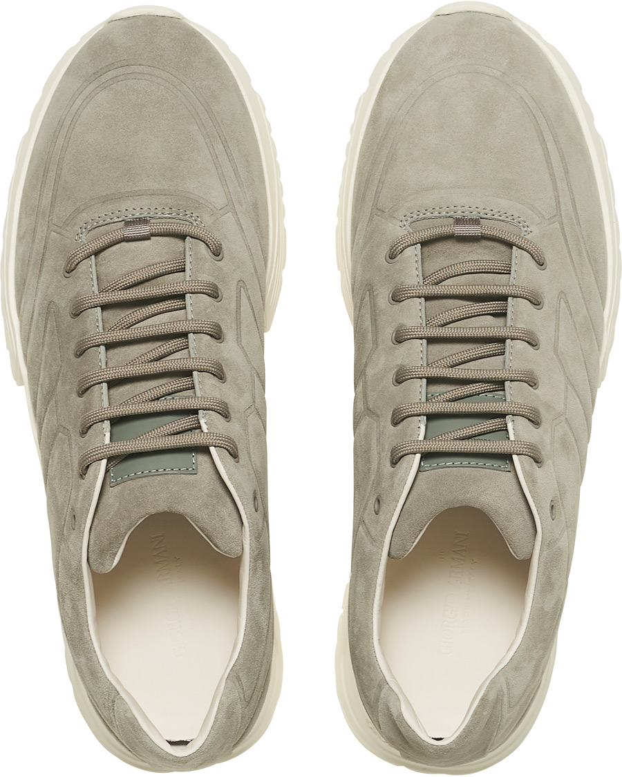 Heren | Giorgio Armani Hydro Running Sneaker Grey | Giorgio Armani | Hydro Running Sneaker Grey