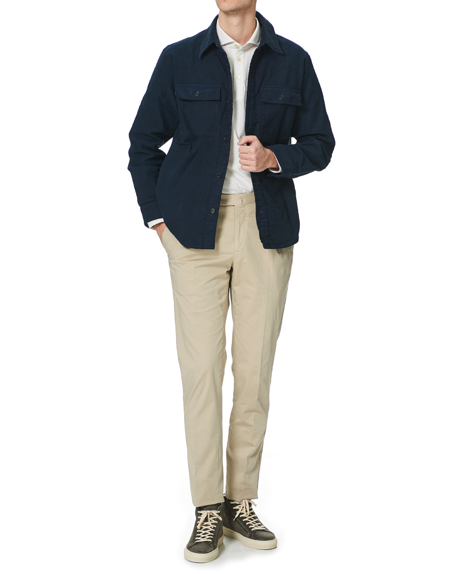 Heren | Overhemden | A.P.C. | Bastian Cotton Overshirt Navy