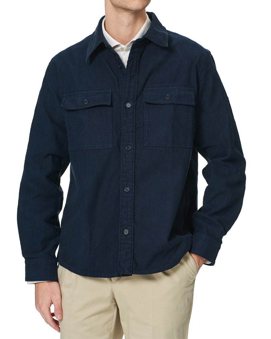 Heren | Overhemden | A.P.C. | Bastian Cotton Overshirt Navy