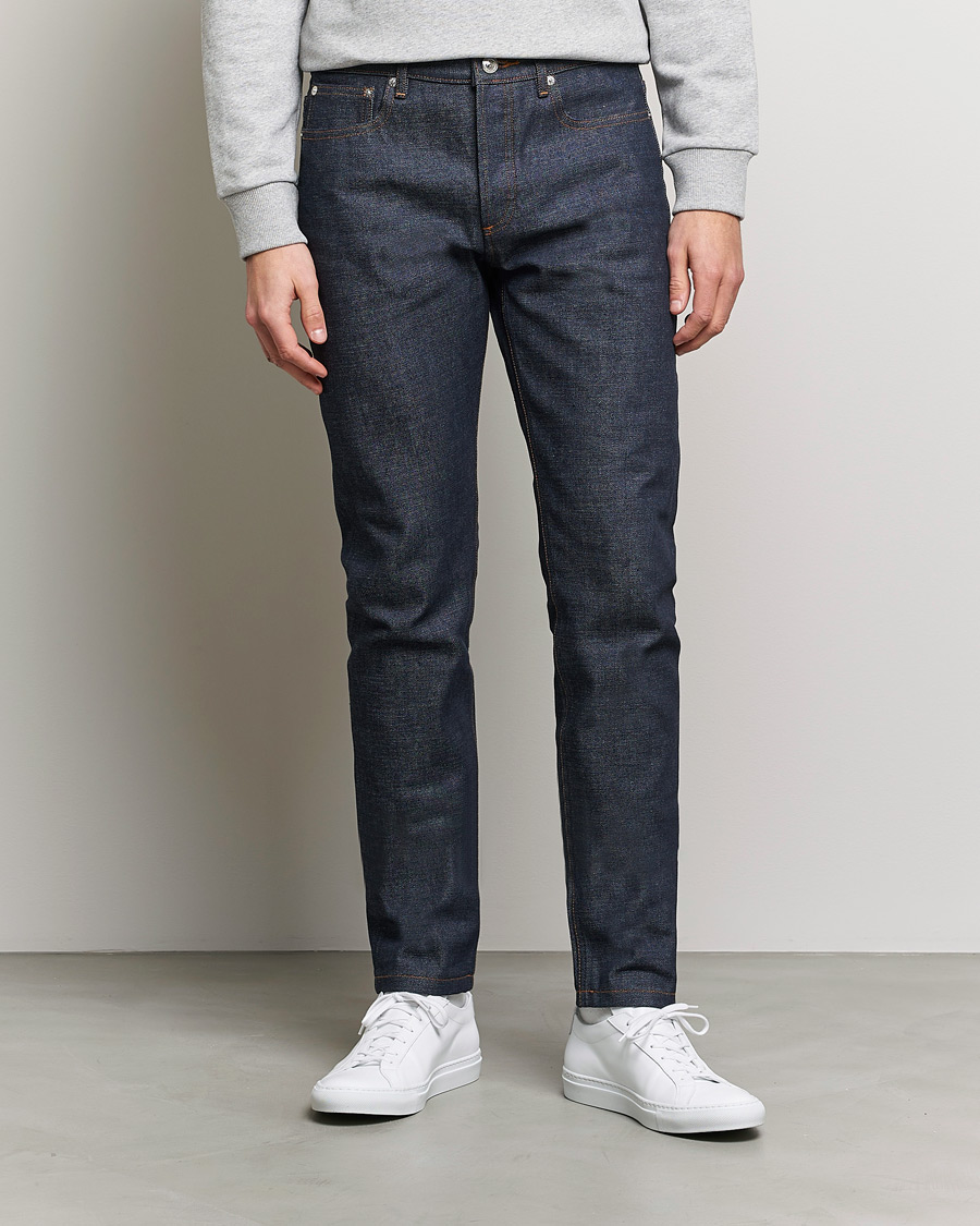 Heren | Jeans | A.P.C. | Petit New Standard Jeans Dark Indigo