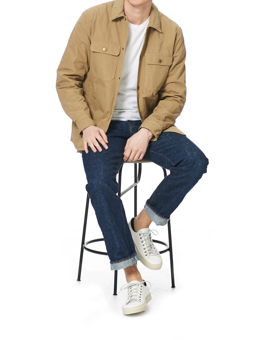 Heren | Jassen | A.P.C. | Alex Garment Dyed Overshirt Dark Beige