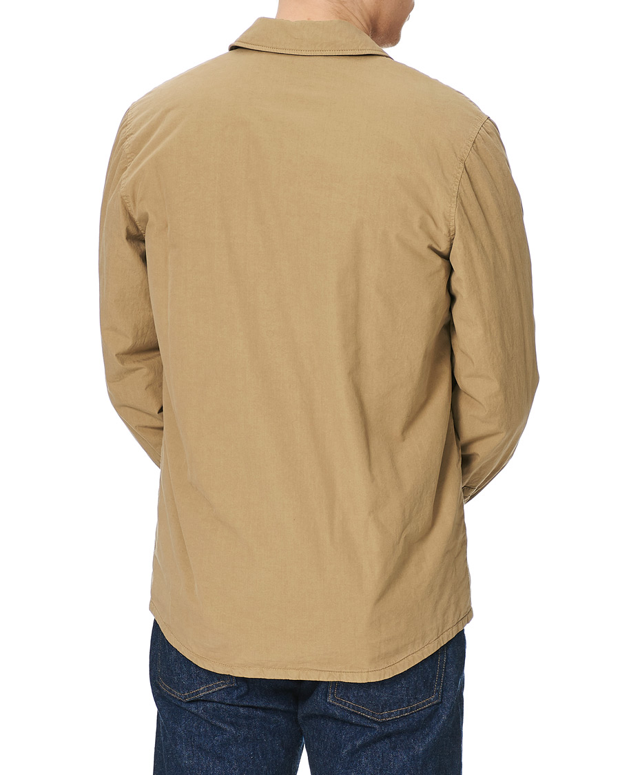 Heren | Jassen | A.P.C. | Alex Garment Dyed Overshirt Dark Beige