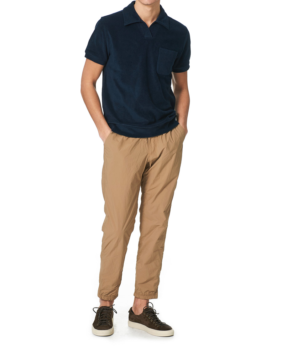 Heren | Polo's | A.P.C. | Agustino Short Sleeve Terry Polo Navy