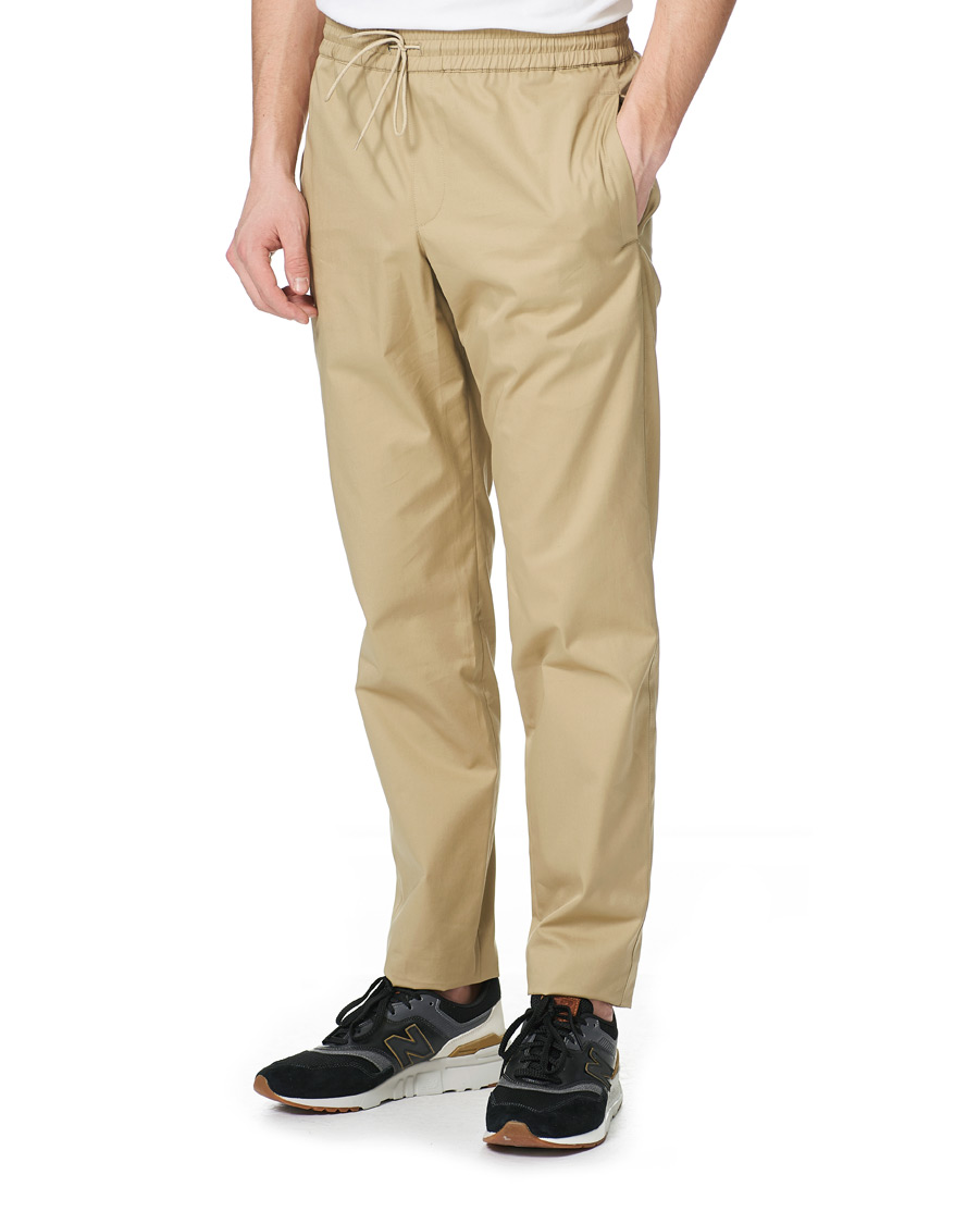 Heren | Broeken | A.P.C. | Kaplan Drawstring Trousers Beige