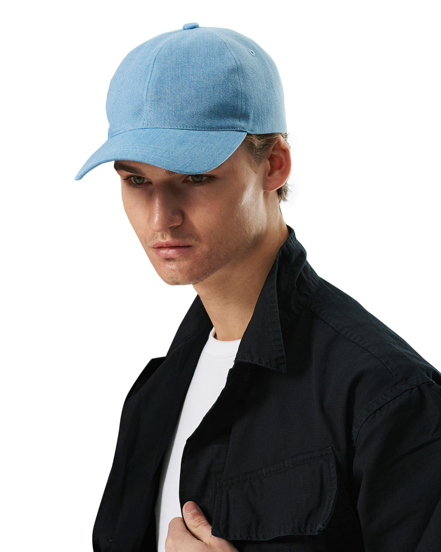 Heren | A.P.C. Charlie Baseball Cap Washed Indigo | A.P.C. | Charlie Baseball Cap Washed Indigo