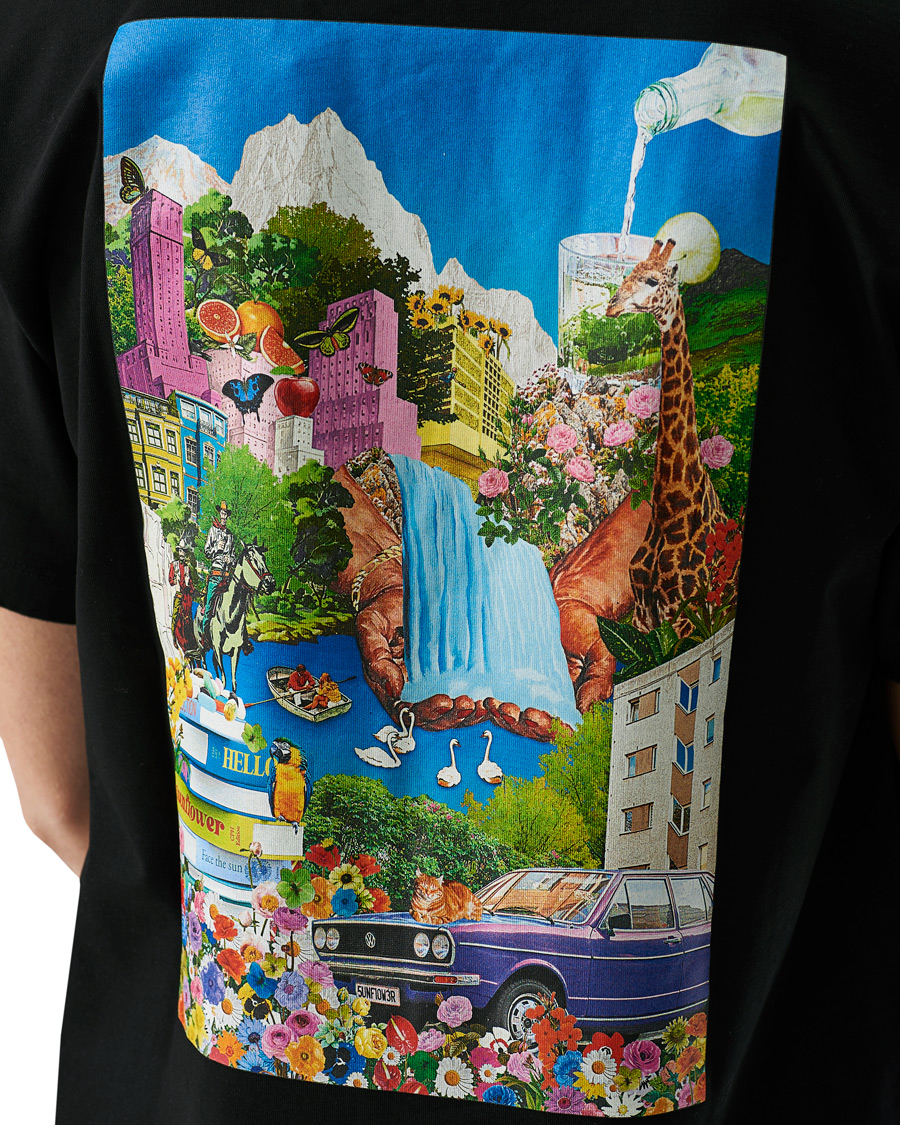 Heren | T-shirts | Sunflower | Heavy Collage Tee Black