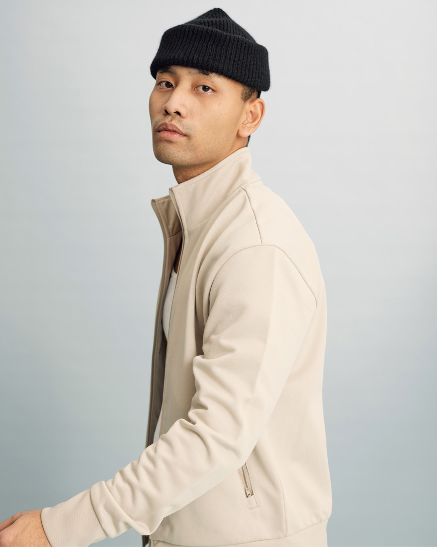 Heren | Truien | Sunflower | Full Zip Track Top Beige