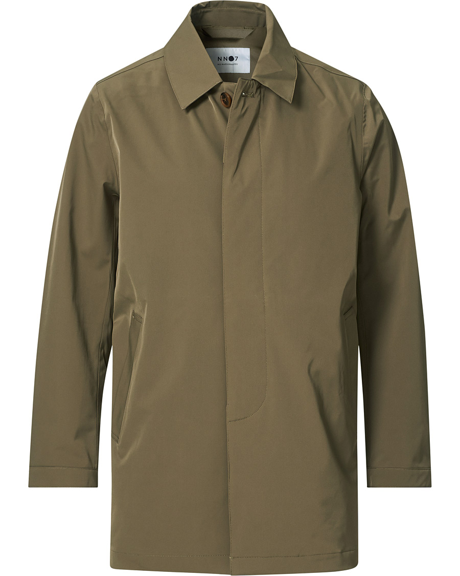 Heren | Jassen | NN07 | Kim Waterproof Car Coat Khaki Grey