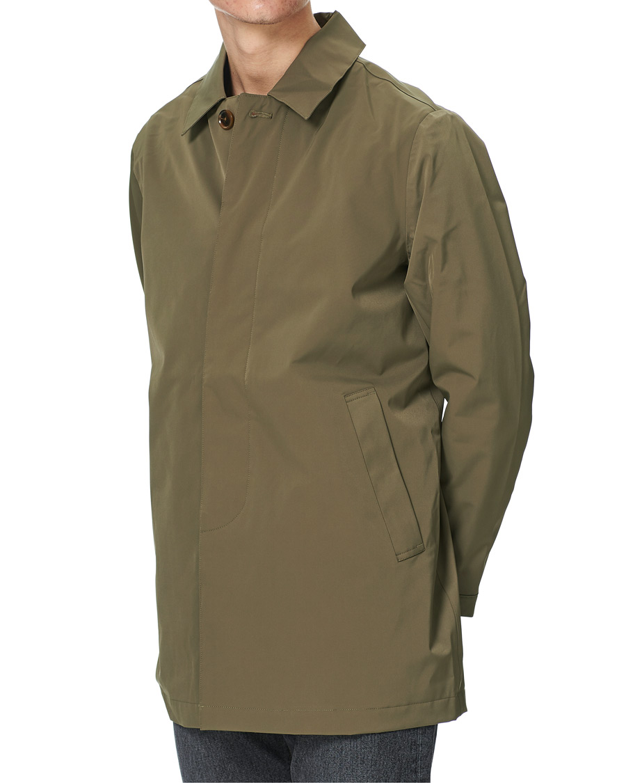 Heren | Jassen | NN07 | Kim Waterproof Car Coat Khaki Grey