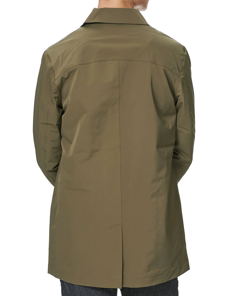 Heren | Jassen | NN07 | Kim Waterproof Car Coat Khaki Grey
