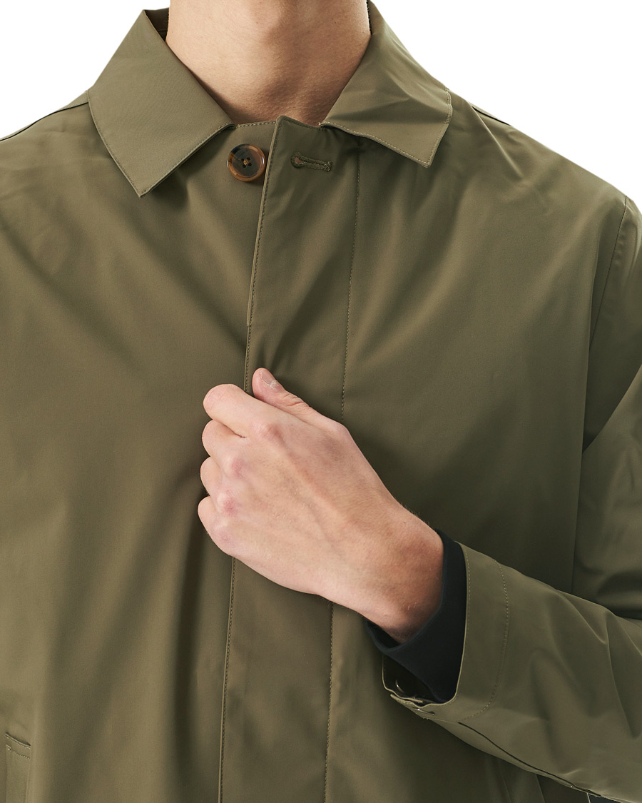 Heren | Jassen | NN07 | Kim Waterproof Car Coat Khaki Grey