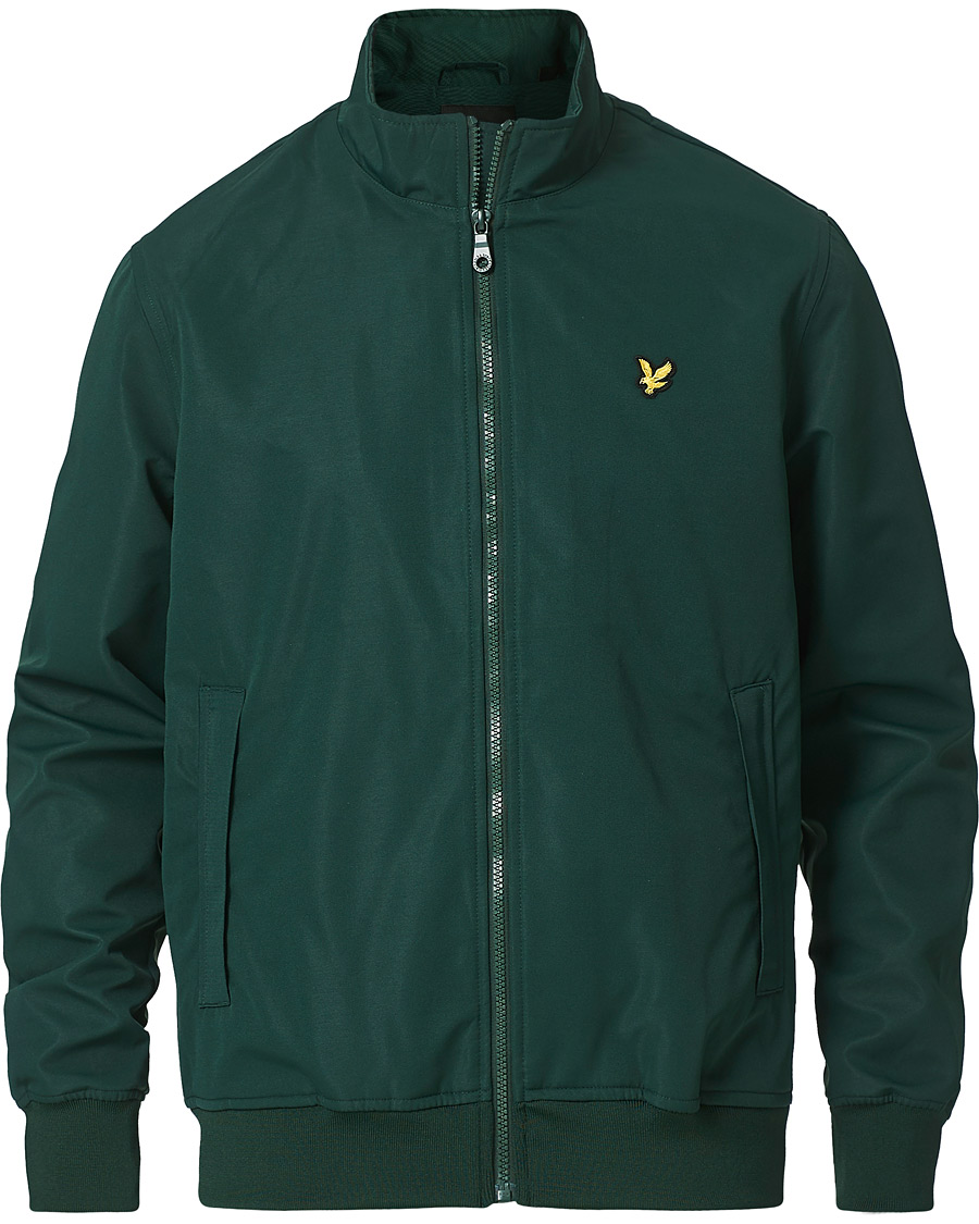 Heren | Jassen | Lyle & Scott | Mesh Backed Funnel Neck Jacket Dark Green