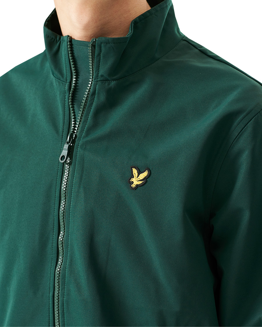 Heren | Jassen | Lyle & Scott | Mesh Backed Funnel Neck Jacket Dark Green