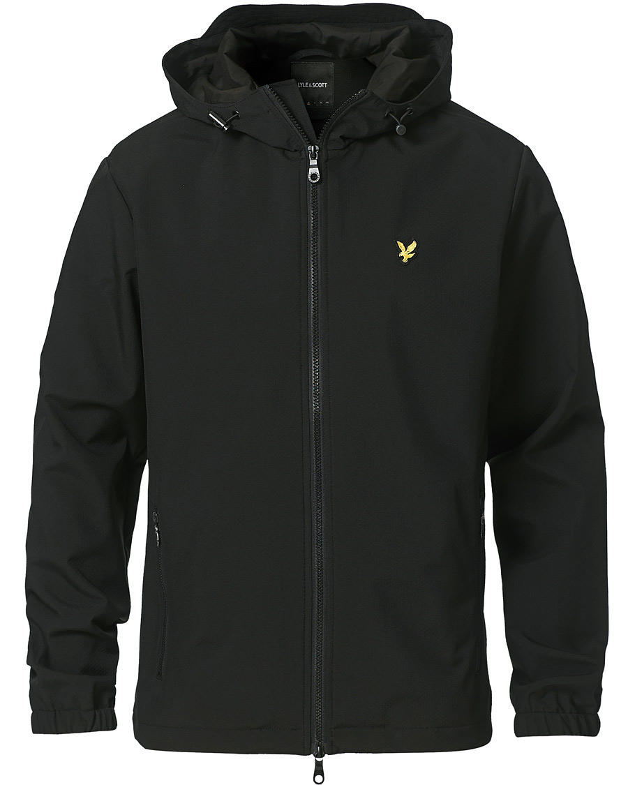 Heren | Jassen | Lyle & Scott | Texture Shell Jacket Black