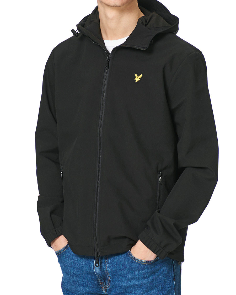 Heren | Jassen | Lyle & Scott | Texture Shell Jacket Black