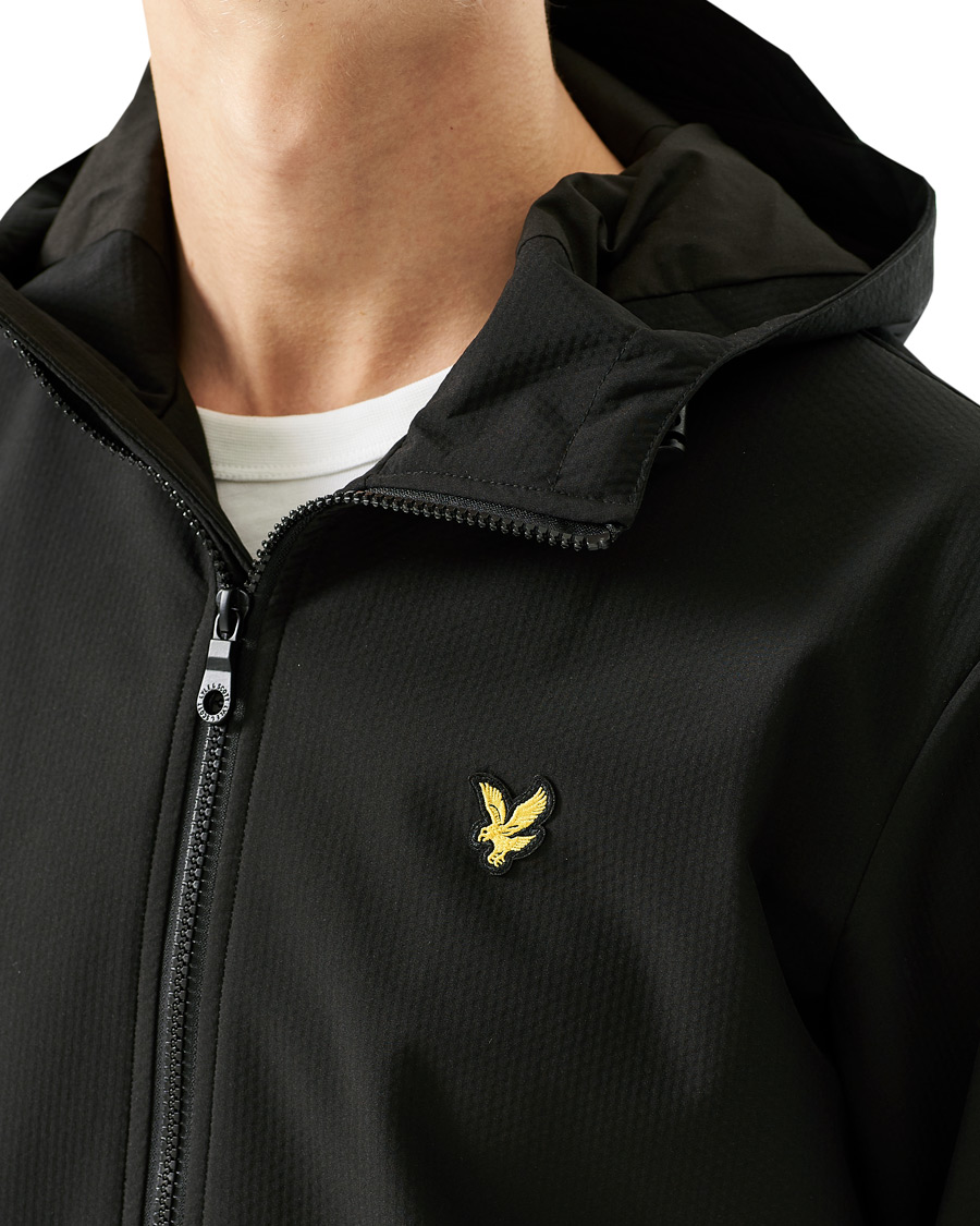Heren | Jassen | Lyle & Scott | Texture Shell Jacket Black