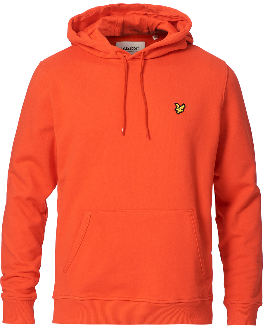 Heren | Truien | Lyle & Scott | Pullover Organic Cotton Hoodie Red Flyer