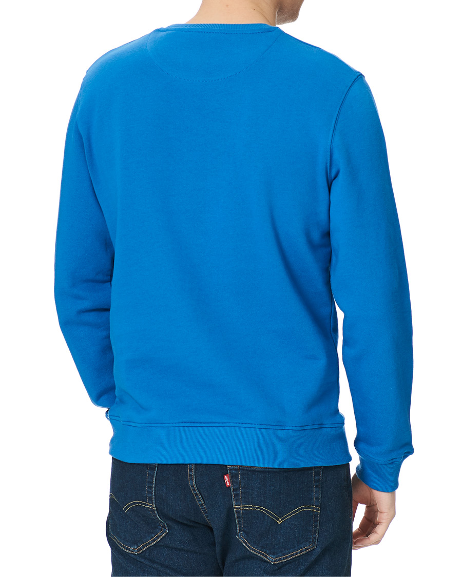 Heren | Truien | Lyle & Scott | Crew Neck Organic Cotton Sweatshirt Spring Blue