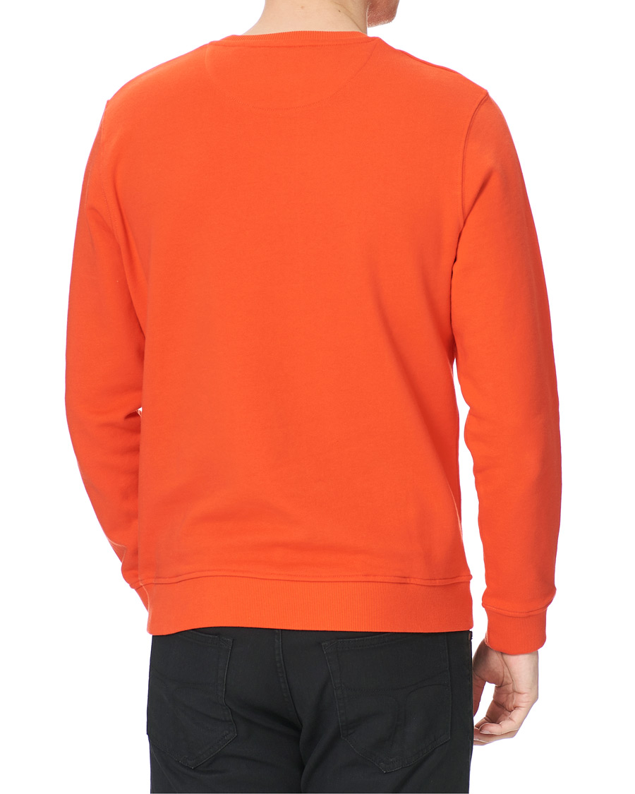 Heren | Truien | Lyle & Scott | Crew Neck Organic Cotton Sweatshirt Red Flyer