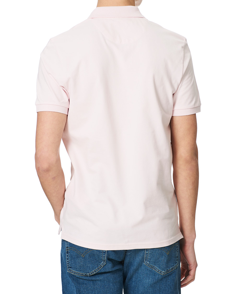 Heren | Polo's | Lyle & Scott | Plain Organic Cotton Pique Polo Shirt Light Pink