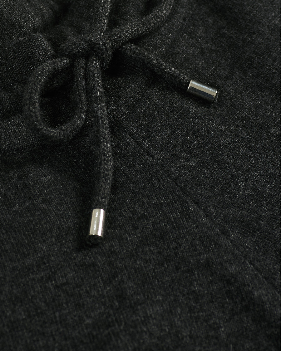 Heren | Broeken | Oscar Jacobson | Parson Wool/Cashmere Sweatpants Charcoal