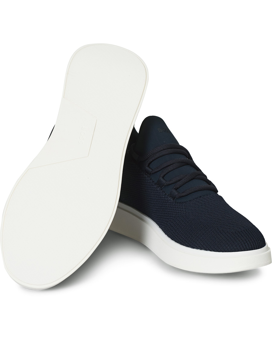 Heren | BOSS Bulton Running Mesh Sneaker Navy | BOSS BLACK | BOSS Bulton Running Mesh Sneaker Navy