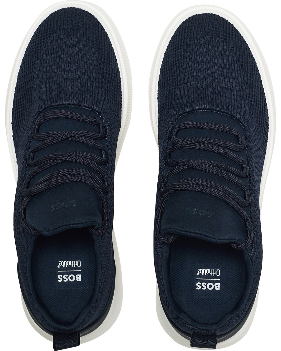 Heren | BOSS Bulton Running Mesh Sneaker Navy | BOSS BLACK | BOSS Bulton Running Mesh Sneaker Navy