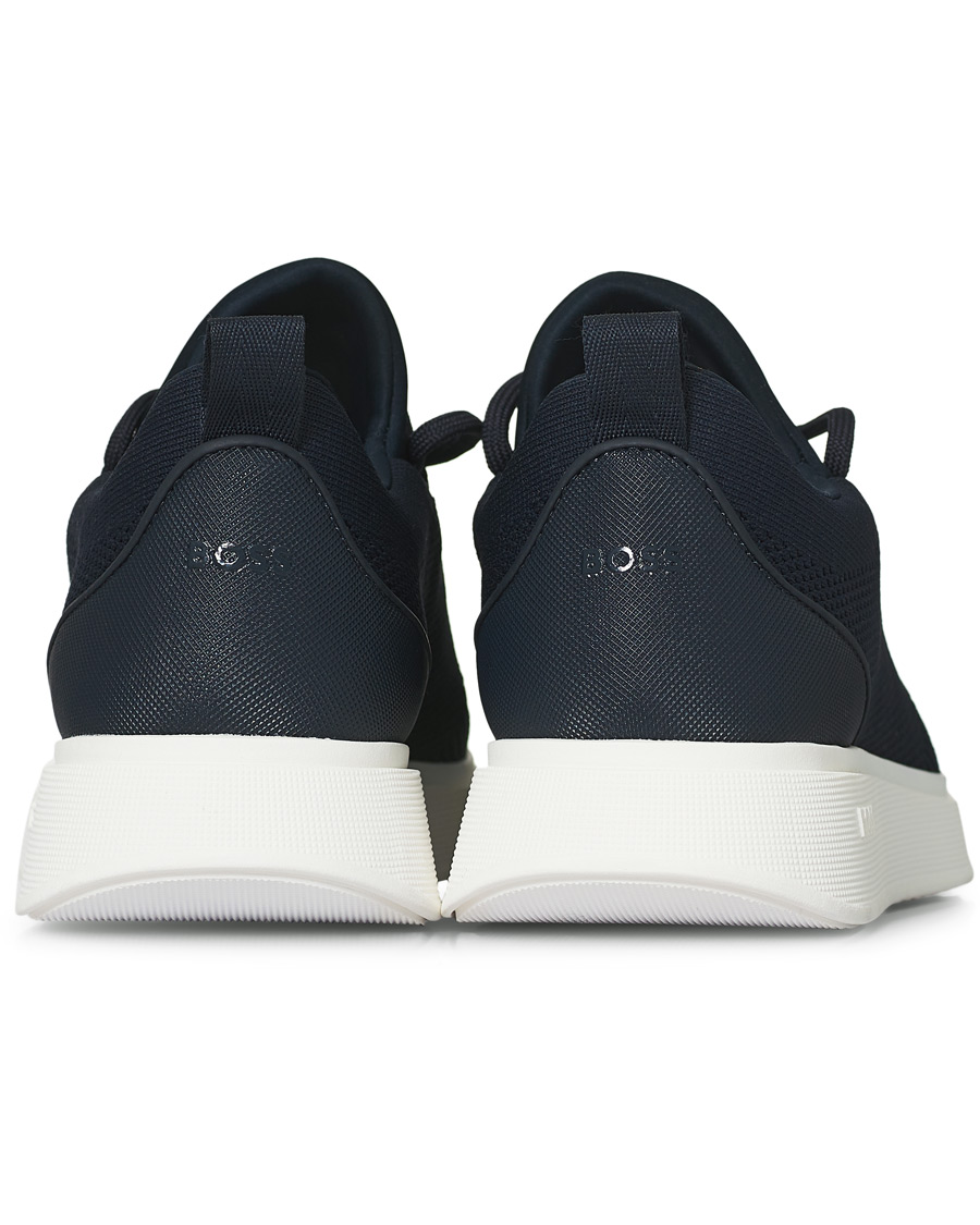Heren | BOSS Bulton Running Mesh Sneaker Navy | BOSS BLACK | BOSS Bulton Running Mesh Sneaker Navy