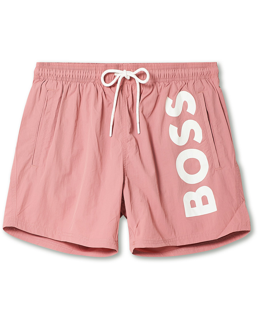 Heren | Zwembroek | BOSS BLACK | BOSS Octopus Logo Swimtrunks Open Pink