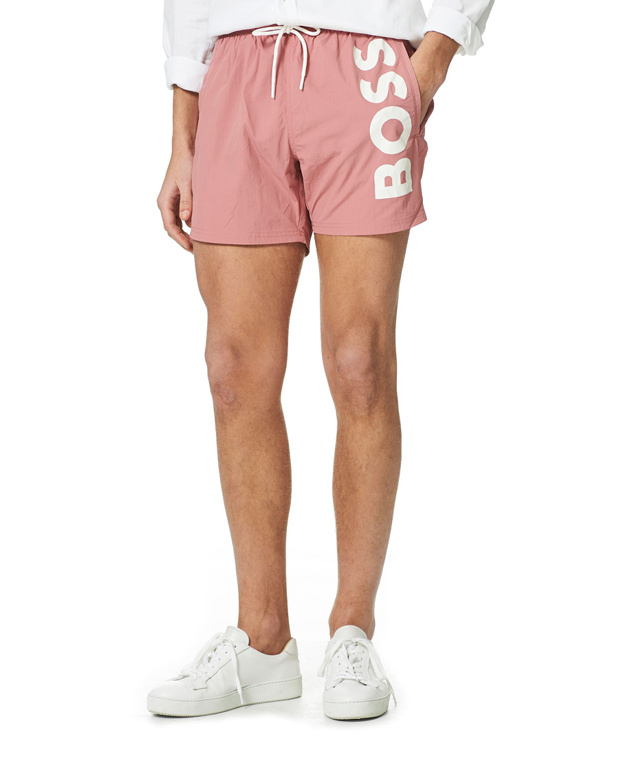 Heren | Zwembroek | BOSS BLACK | BOSS Octopus Logo Swimtrunks Open Pink