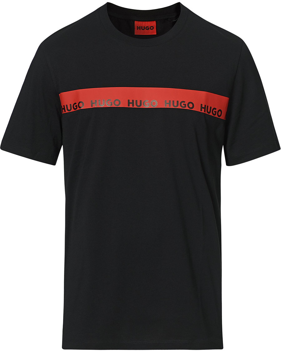 Heren | T-shirts | HUGO | Diziano Logo Crew Neck Tee Black