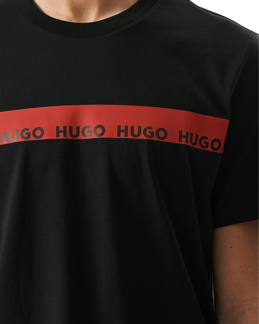 Heren | T-shirts | HUGO | Diziano Logo Crew Neck Tee Black