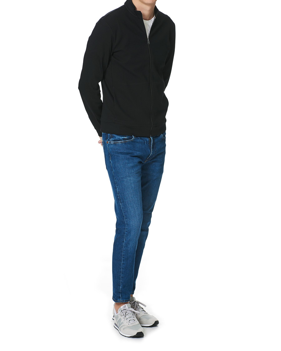 Heren | Truien | BOSS BLACK | BOSS Skiles Knitted Full-Zip Sweater Black