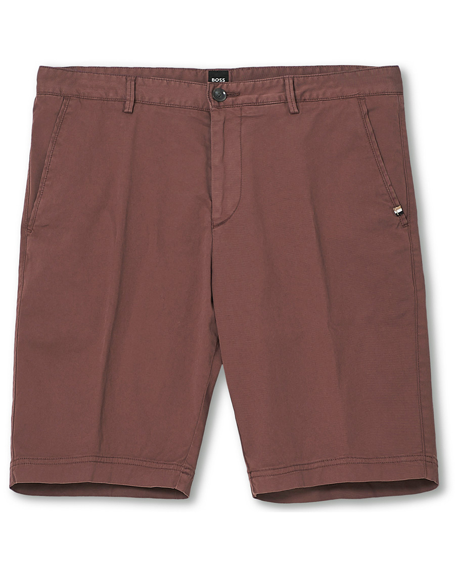 Heren | Korte broek | BOSS BLACK | BOSS Slice Chino Shorts Dark Red