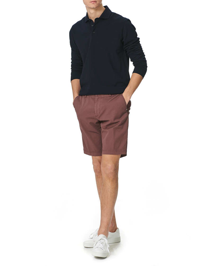 Heren | Korte broek | BOSS BLACK | BOSS Slice Chino Shorts Dark Red