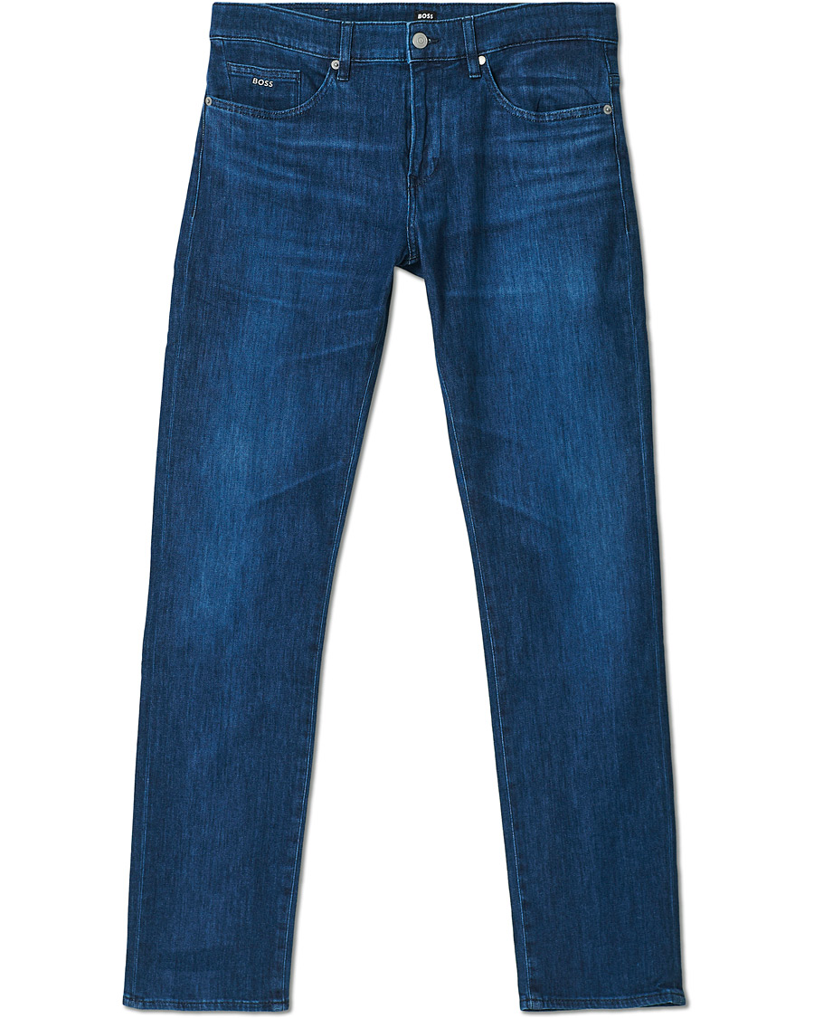 Heren | Jeans | BOSS BLACK | BOSS Delaware3 Slim Fit Stretch Jeans Medium Blue