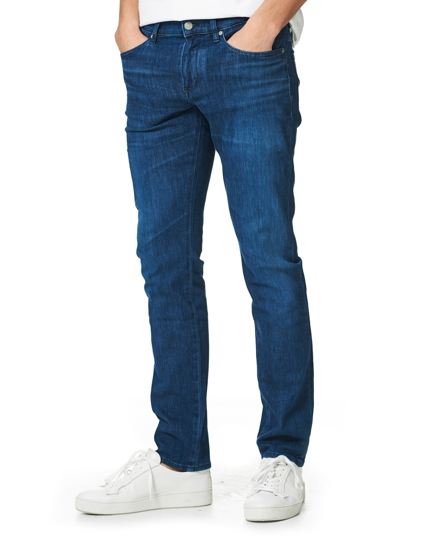 Heren | Jeans | BOSS BLACK | BOSS Delaware3 Slim Fit Stretch Jeans Medium Blue
