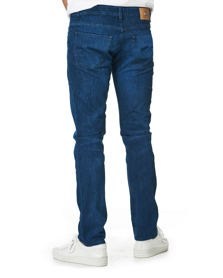 Heren | Jeans | BOSS BLACK | BOSS Delaware3 Slim Fit Stretch Jeans Medium Blue