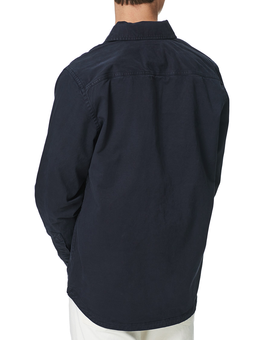 Heren | Overhemden | BOSS ORANGE | BOSS Casual Locky Pocket Overshirt Dark Blue